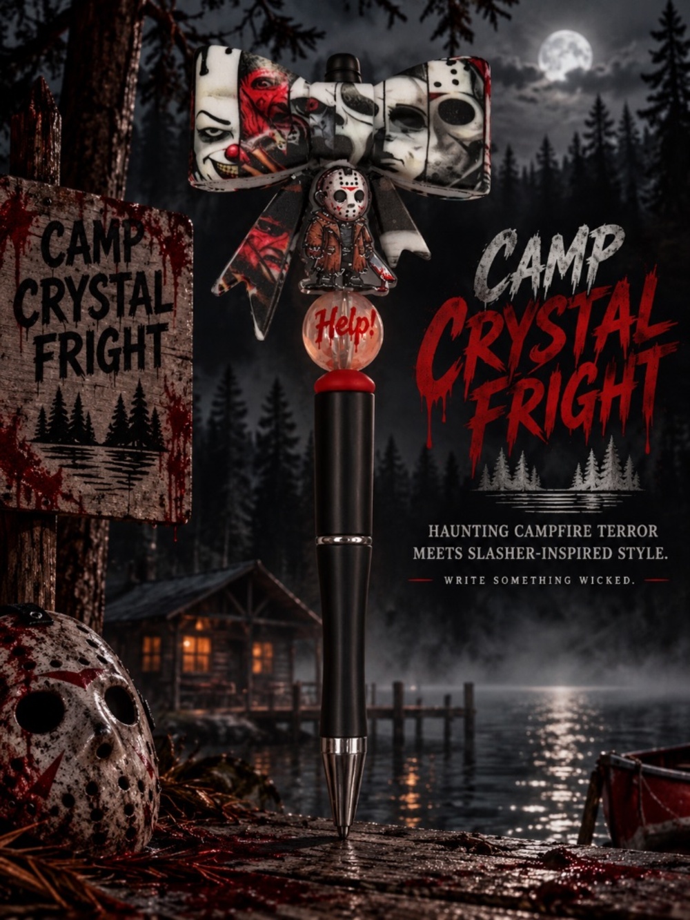 Camp Crystal Fright Pen